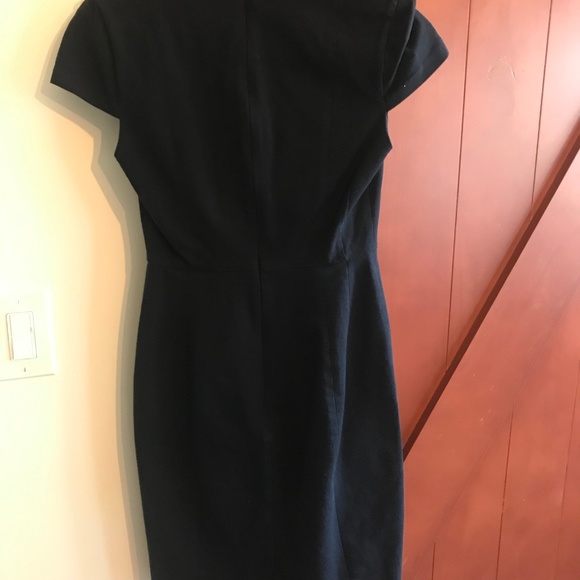 Navy Blue Cap Sleeve Banana Republic Sloan Dress 2 - Picture 3 of 3